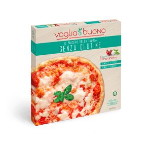 Pizza Margherita, senza glutine, senza frumento e senza lattosio