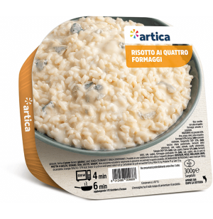 Risotto with four cheeses